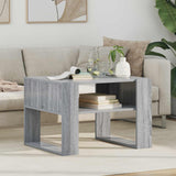 Vidaxl salontafel grijs sonoma 66 x 53 x 45 cm bewerkt hout