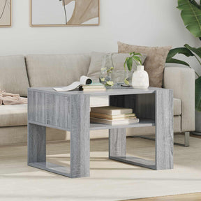 Vidaxl salontafel grijs sonoma 66 x 53 x 45 cm bewerkt hout