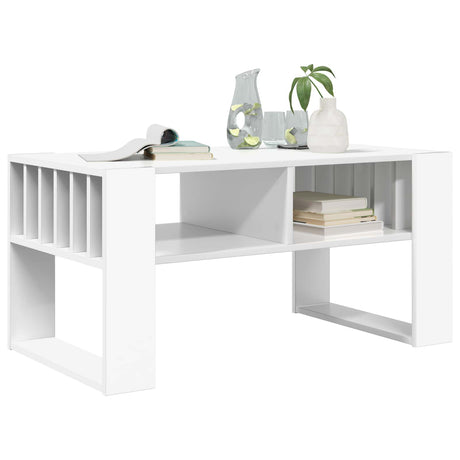 Vidaxl salontafel wit 92 x 49,5 x 45 cm bewerkt hout