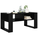 Vidaxl salontafel zwart eiken 92 x 49,5 x 45 cm bewerkt hout