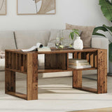 Vidaxl salontafel oudhout 92 x 49,5 x 45 cm bewerkt hout