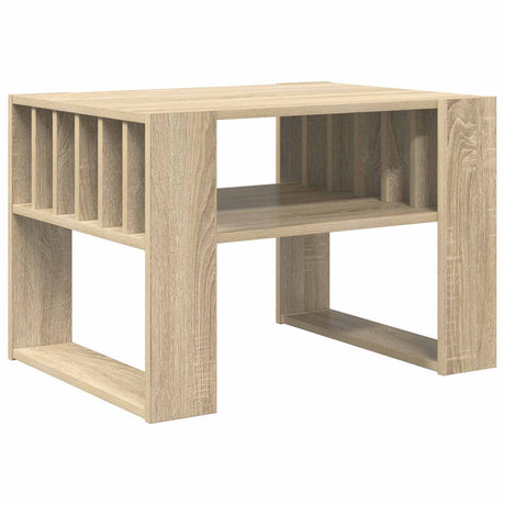 Vidaxl salontafel sonoma eiken 66 x 49,5 x 45 cm bewerkt hout