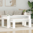 Vidaxl koffietafel set 2 st wit 100 x 50 x 42 cm bewerkt hout