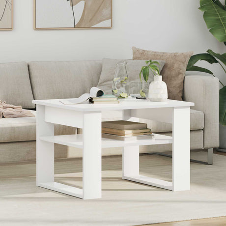 Vidaxl salontafel wit 64 x 54 x 44 cm bewerkt hout