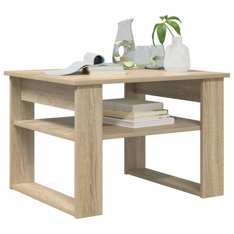 Vidaxl salontafel sonoma eiken 64 x 54 x 44 cm bewerkt hout