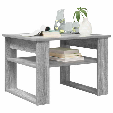 Vidaxl salontafel grijs sonoma 64 x 54 x 44 cm bewerkt hout