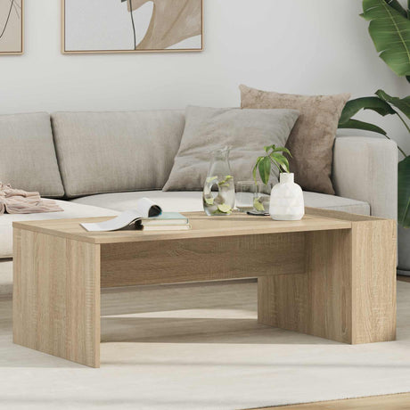 Vidaxl salontafel sonoma eiken 95 x 50 x 34 cm bewerkt hout