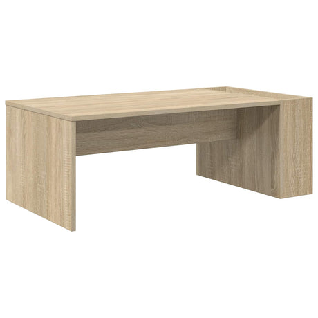 Vidaxl salontafel sonoma eiken 95 x 50 x 34 cm bewerkt hout