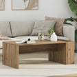 Vidaxl salontafel artisan eiken 95 x 50 x 34 cm bewerkt hout