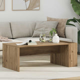 Vidaxl salontafel artisan eiken 95 x 50 x 34 cm bewerkt hout