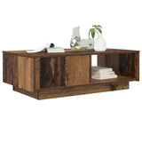 Vidaxl salontafel oudhout 95 x 55 x 31 cm bewerkt hout
