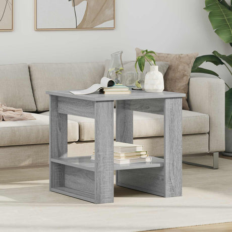 Vidaxl salontafel grijs sonoma 51 x 50 x 50 cm bewerkt hout