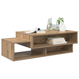 Vidaxl salontafel artisan eiken 105 x 50 x 32,5 cm bewerkt hout