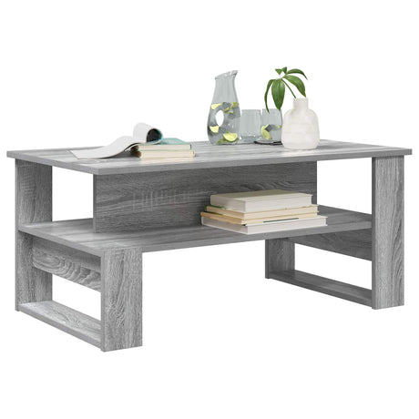 Vidaxl salontafel grijs sonoma 90 x 50 x 40 cm bewerkt hout
