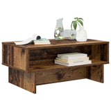 Vidaxl salontafel oudhout 80 x 46 x 35 cm bewerkt hout