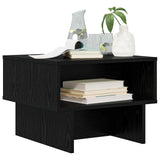 Vidaxl salontafel zwart eiken 48 x 46 x 35 cm bewerkt hout