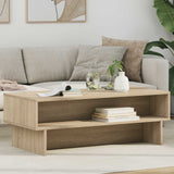Vidaxl salontafel sonoma eiken 100 x 46 x 35 cm bewerkt hout