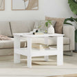 Vidaxl salontafel wit 57 x 55 x 45 cm bewerkt hout