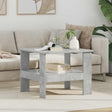 Vidaxl salontafel beton grijs 57 x 55 x 45 cm bewerkt hout