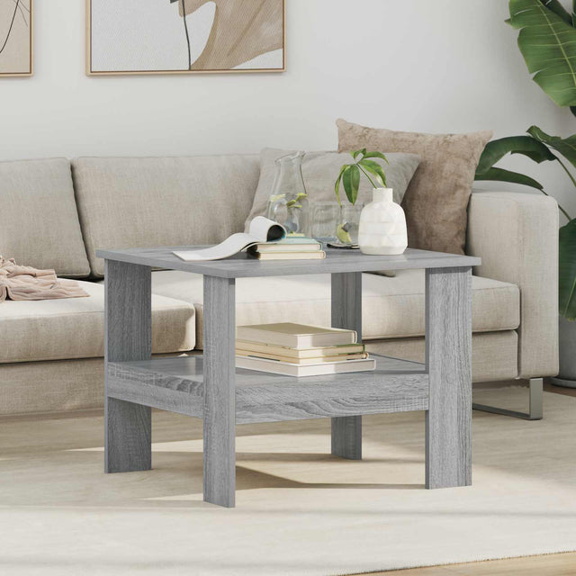 Vidaxl salontafel grijs sonoma 57 x 55 x 45 cm bewerkt hout