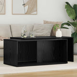 Vidaxl koffietafel set 2 st zwart eiken 90 x 48 x 40 cm bewerkt hout