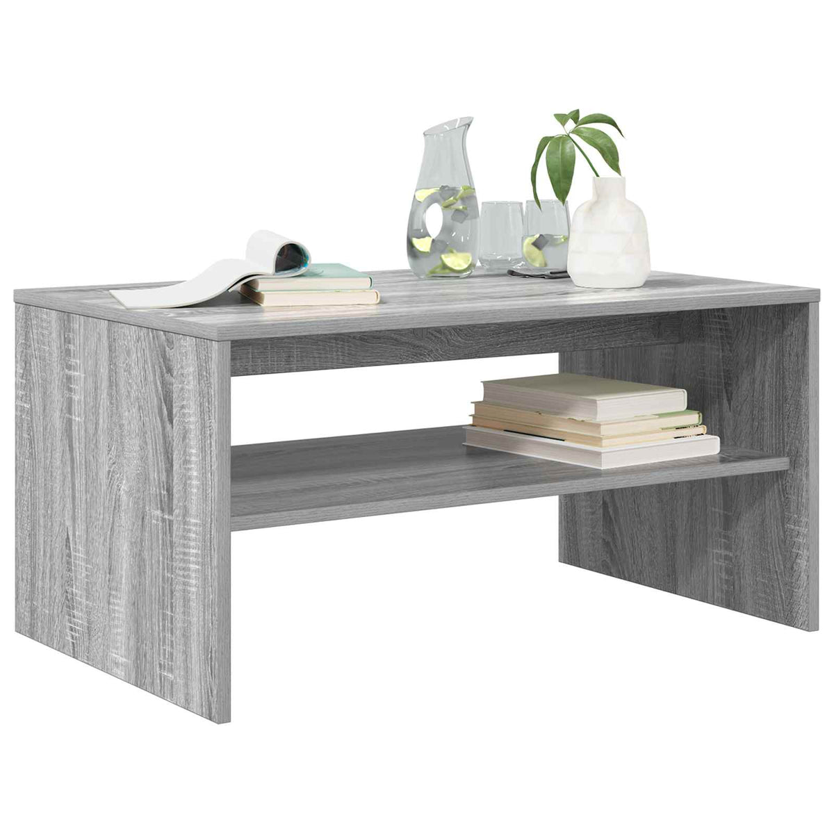 Vidaxl salontafel grijs sonoma 80 x 50 x 40 cm bewerkt hout