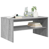 Vidaxl salontafel grijs sonoma 80 x 50 x 40 cm bewerkt hout