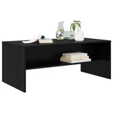 Vidaxl salontafel zwart eiken 100 x 50 x 40 cm bewerkt hout