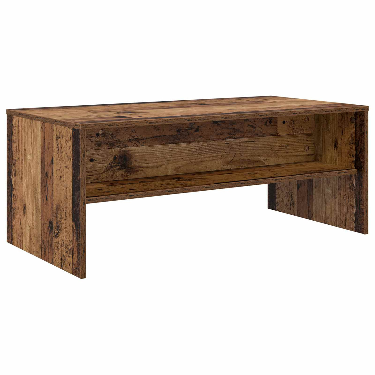Vidaxl salontafel oudhout 100 x 50 x 40 cm bewerkt hout