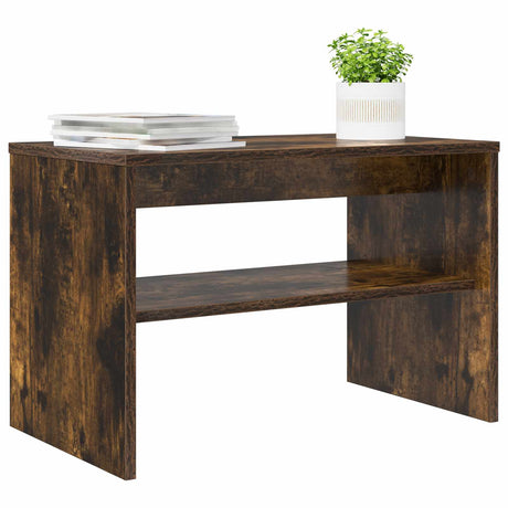 Vidaxl tv-kast 60 x 35 x 40 cm gerookt eiken bewerkt hout