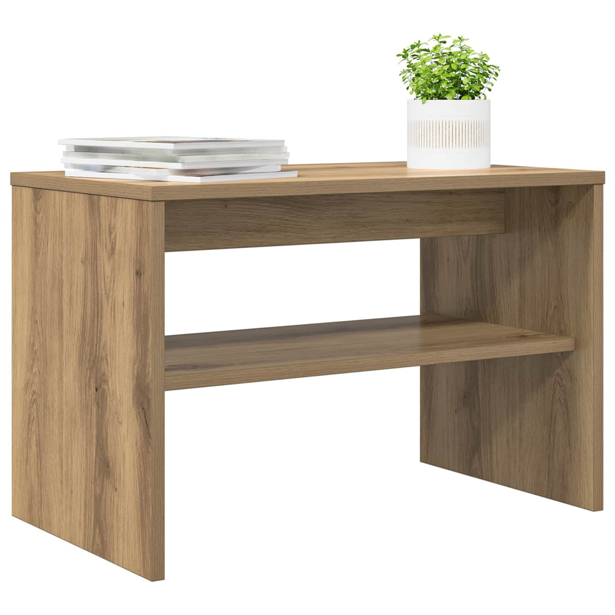 Vidaxl tv-kast 60 x 35 x 40 cm artisan eiken bewerkt hout