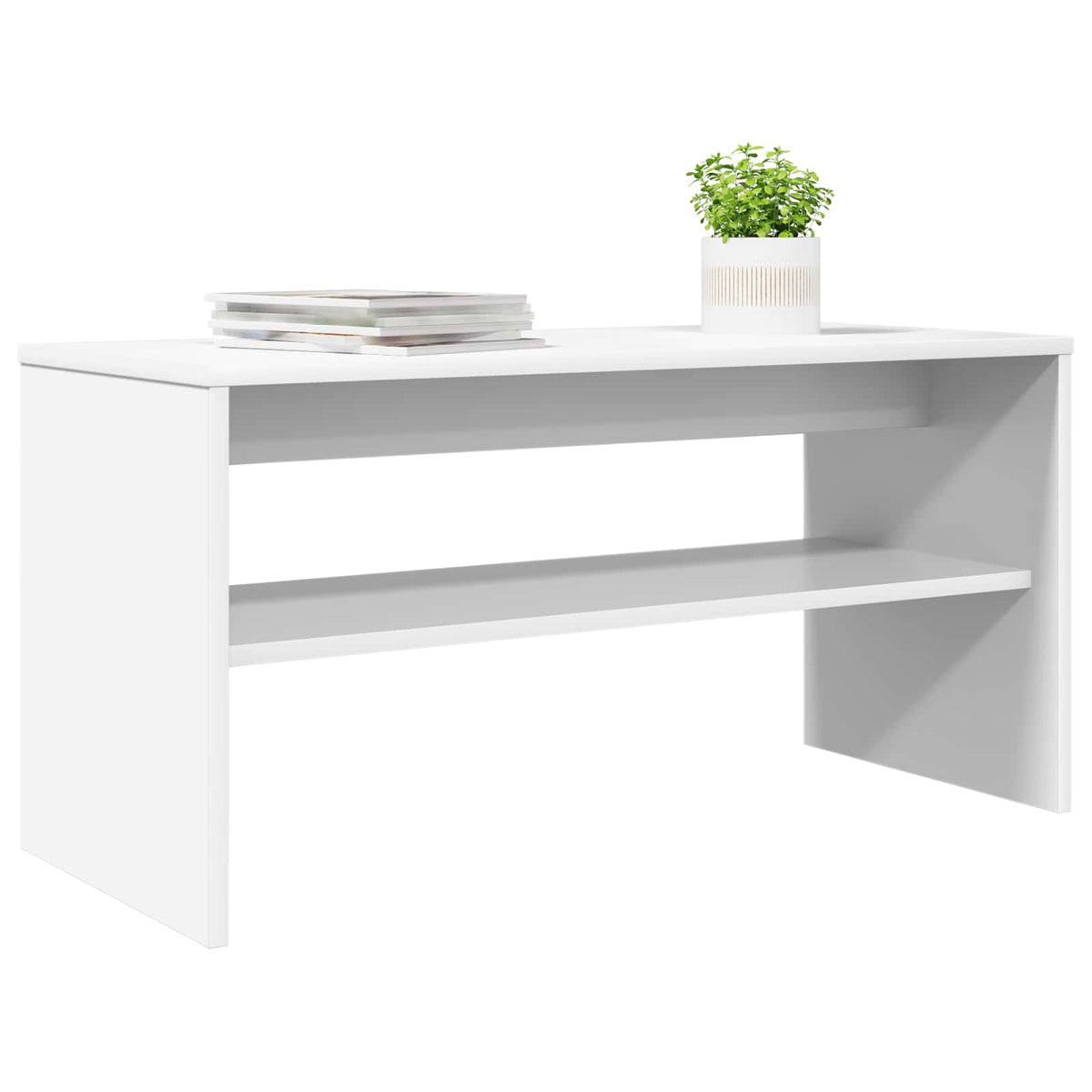Vidaxl tv-kast 80 x 35 x 40 cm wit bewerkt hout