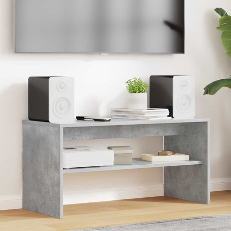 Vidaxl tv-kast 80 x 35 x 40 cm beton grijs bewerkt hout
