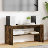 Vidaxl tv-kast 80 x 35 x 40 cm gerookt eiken bewerkt hout