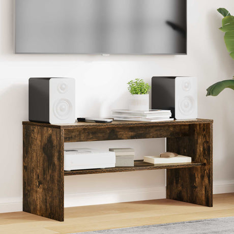 Vidaxl tv-kast 80 x 35 x 40 cm gerookt eiken bewerkt hout