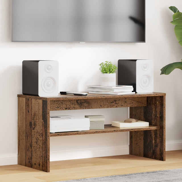 Vidaxl tv-kast 80 x 35 x 40 cm oudhout bewerkt hout