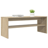 Vidaxl tv-kast 100 x 35 x 40 cm sonoma eiken bewerkt hout