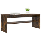 Vidaxl tv-kast 100 x 35 x 40 cm gerookt eiken bewerkt hout