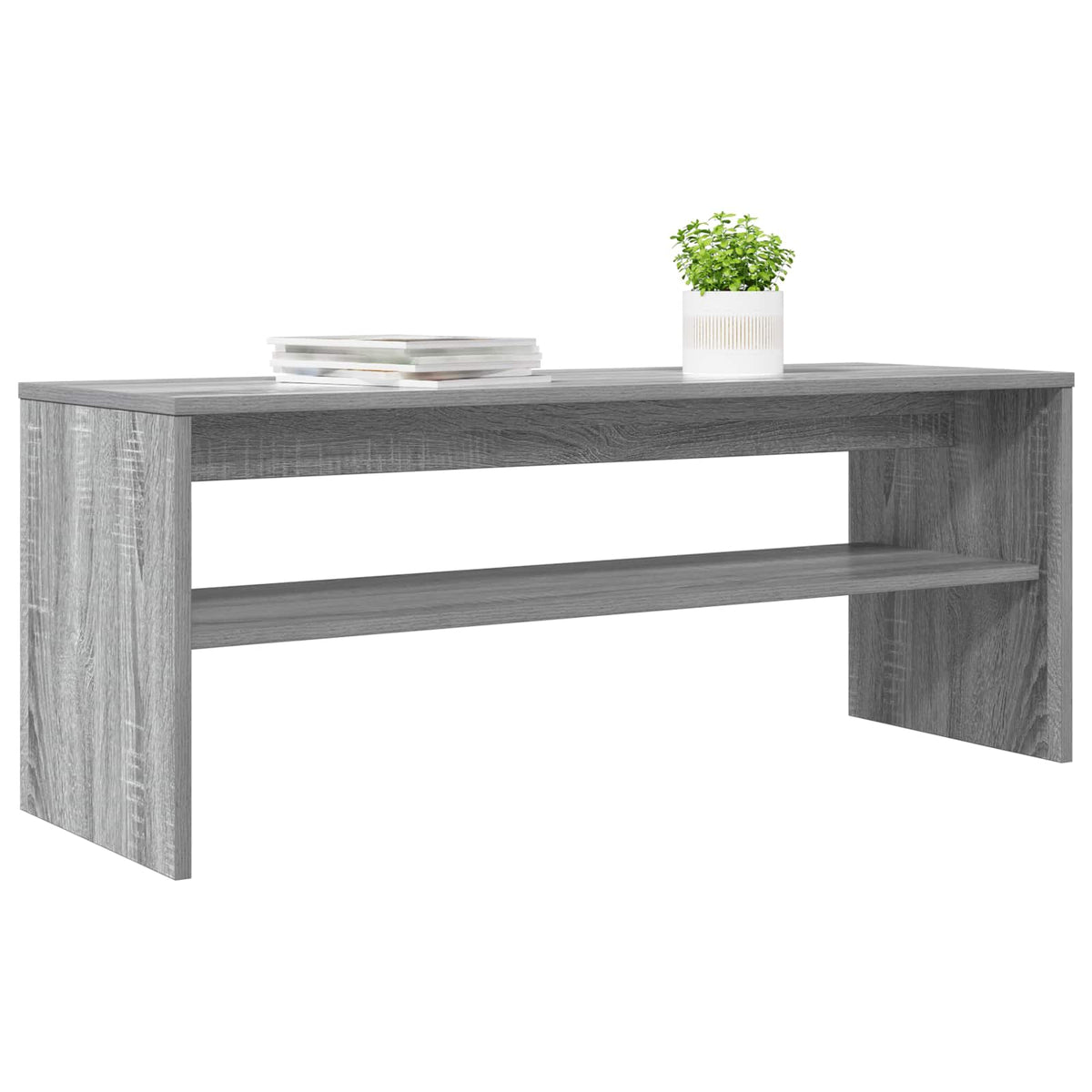 Vidaxl tv-kast 100 x 35 x 40 cm grijs sonoma bewerkt hout
