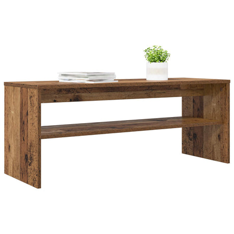 Vidaxl tv-kast 100 x 35 x 40 cm oudhout bewerkt hout