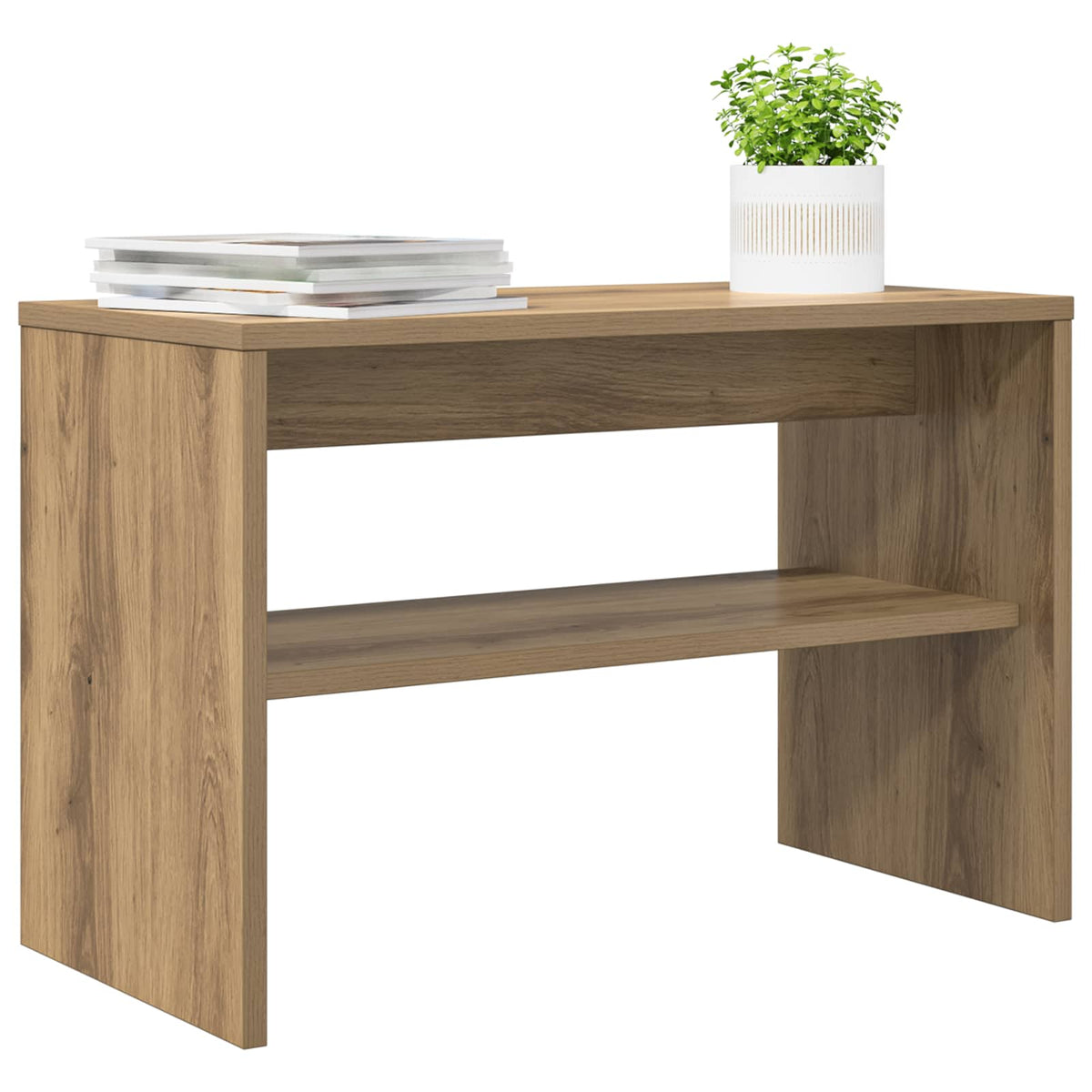Vidaxl tv-kast 60 x 30 x 40 cm artisan eiken bewerkt hout