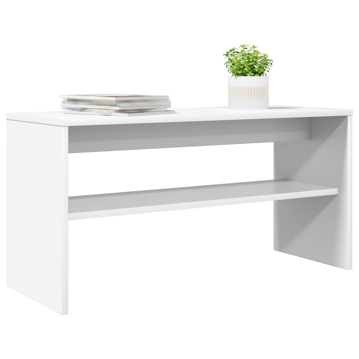 Vidaxl tv-kast 80 x 30 x 40 cm wit bewerkt hout