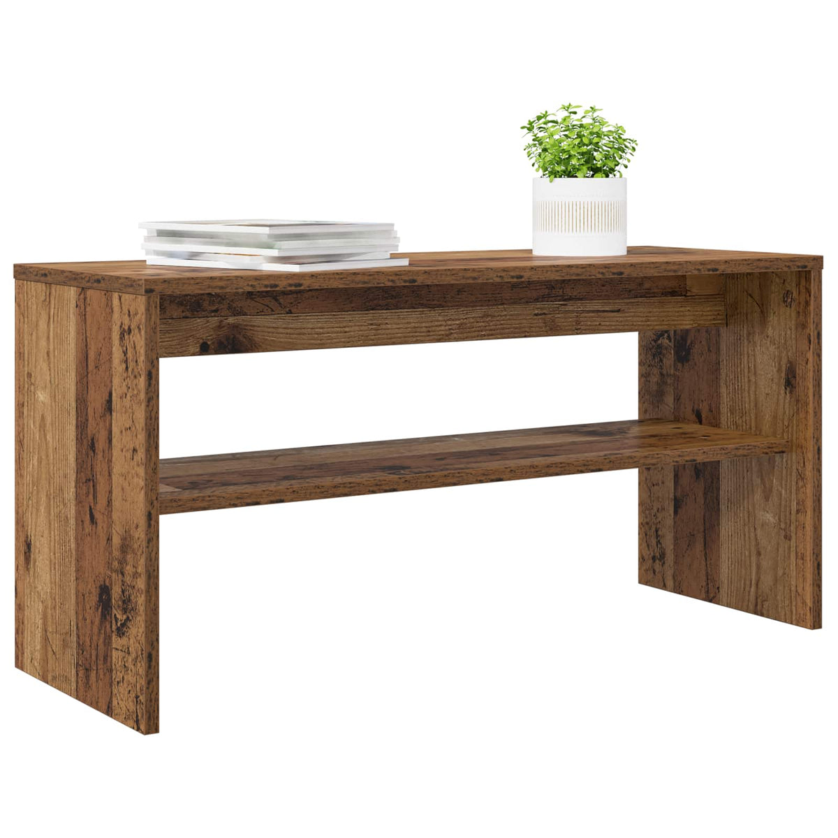Vidaxl tv-kast 80 x 30 x 40 cm oudhout bewerkt hout