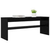 Vidaxl tv-kast 100 x 30 x 40 cm zwart eiken bewerkt hout