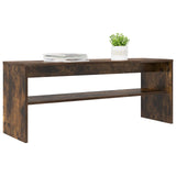 Vidaxl tv-kast 100 x 30 x 40 cm gerookt eiken bewerkt hout