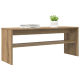Vidaxl tv-kast 100 x 30 x 40 cm artisan eiken bewerkt hout