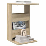 Vidaxl bijzettafel sonoma eiken 40 x 35 x 60,5 cm bewerkt hout