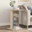 Vidaxl bijzettafel sonoma eiken 45 x 40 x 62,5 cm bewerkt hout