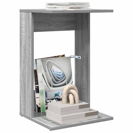 Vidaxl bijzettafel grijs sonoma 40 x 38 x 62,5 cm bewerkt hout