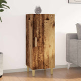 Vidaxl dressoir oud hout 34,5 x 34 x 90 cm bewerkt hout